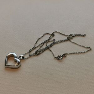 925 heart  necklace